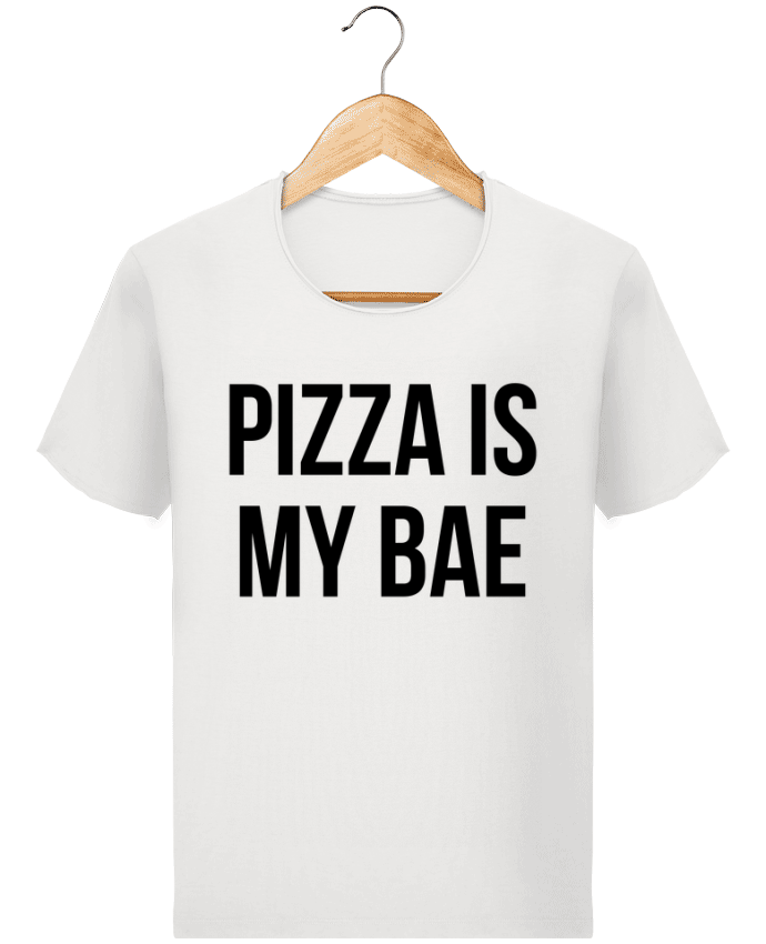  T-shirt Homme vintage Pizza is my BAE par Bichette