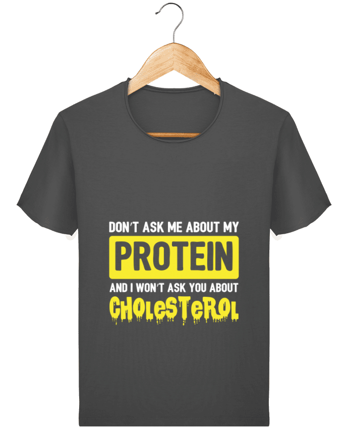  T-shirt Homme vintage Protein cholesterol par Bichette