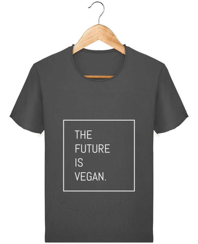  T-shirt Homme vintage The future is vegan. par Bichette