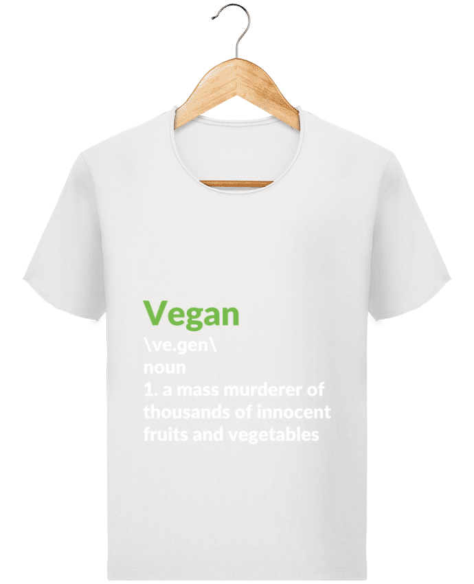  T-shirt Homme vintage Vegan definition 2 par Bichette