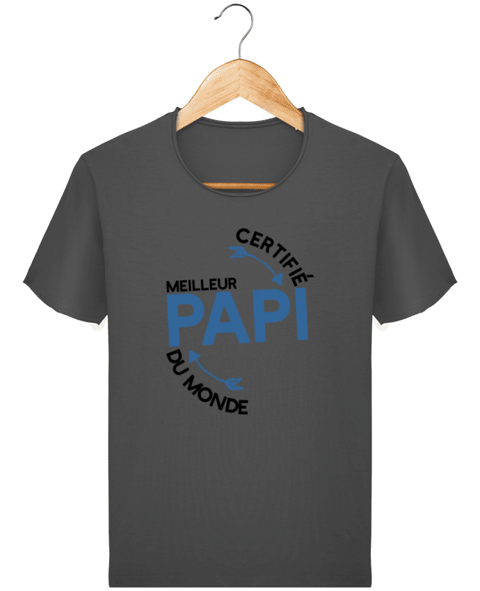  T-shirt Homme vintage Certifié meilleur papi cadeau par Original t-shirt