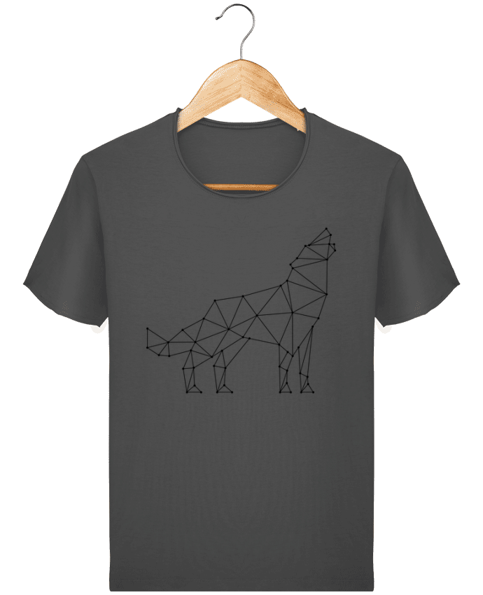  T-shirt Homme vintage wolf - geometry par /wait-design