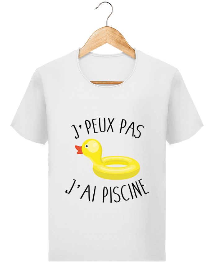  T-shirt Homme vintage Je peux pas j'ai piscine par FRENCHUP-MAYO