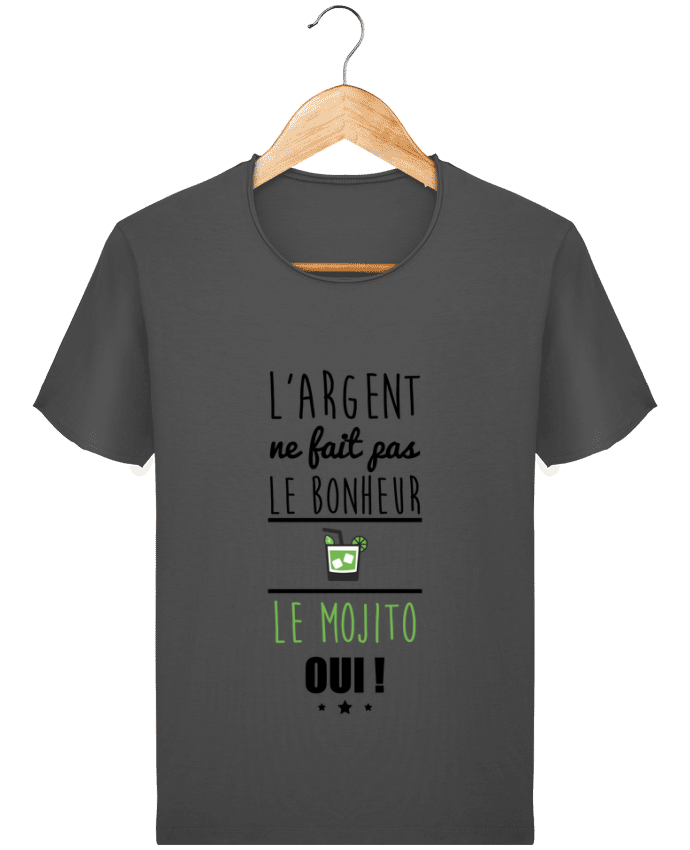 T-shirt Men Stanley Imagines Vintage L'argent ne fait pas le bonheur le mojito oui ! by Benichan