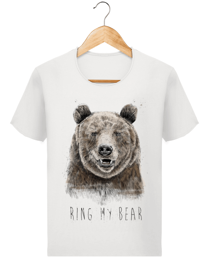  T-shirt Homme vintage Ring my bear par Balàzs Solti