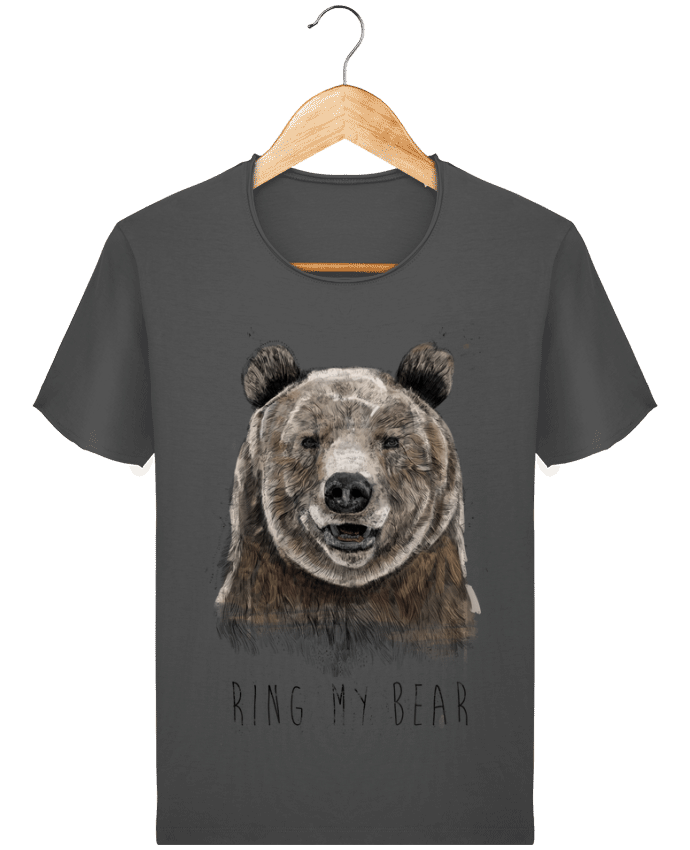  T-shirt Homme vintage Ring my bear par Balàzs Solti