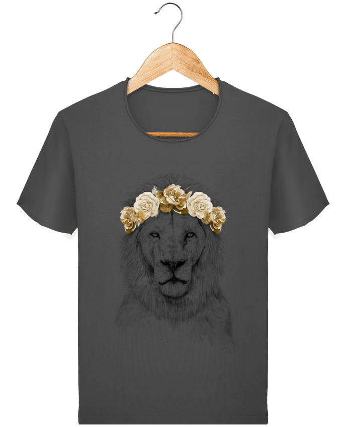  T-shirt Homme vintage Festival lion II par Balàzs Solti