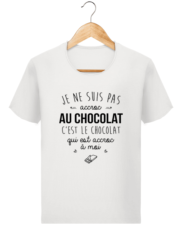  T-shirt Homme vintage choco addict par DesignMe