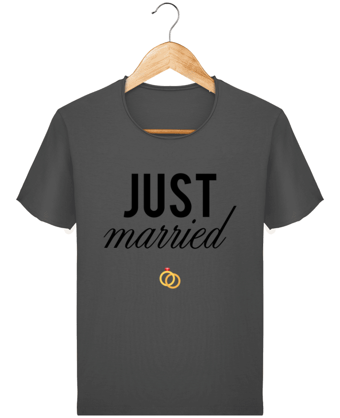  T-shirt Homme vintage Just married par tunetoo