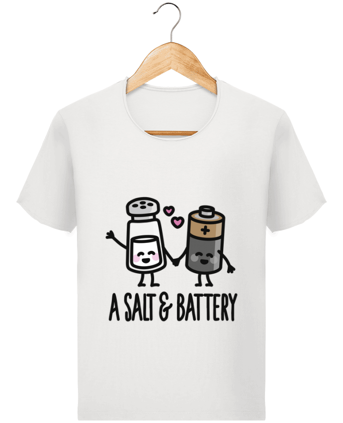 T-shirt Men Stanley Imagines Vintage A salt and battery by LaundryFactory