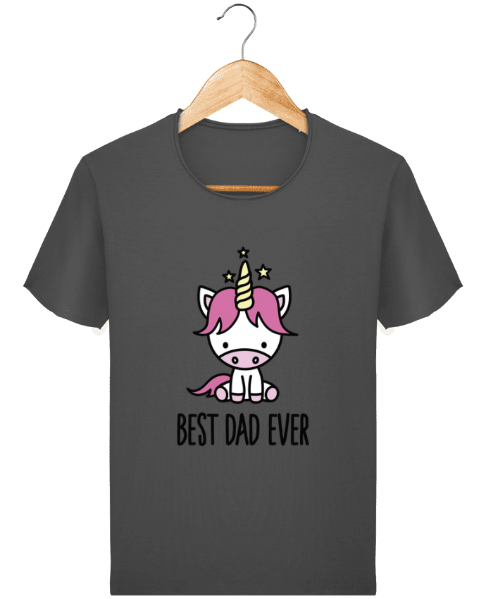  T-shirt Homme vintage Best dad ever par LaundryFactory