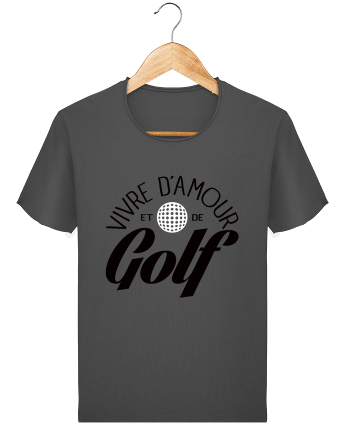  T-shirt Homme vintage Vivre d'Amour et de Golf par Freeyourshirt.com