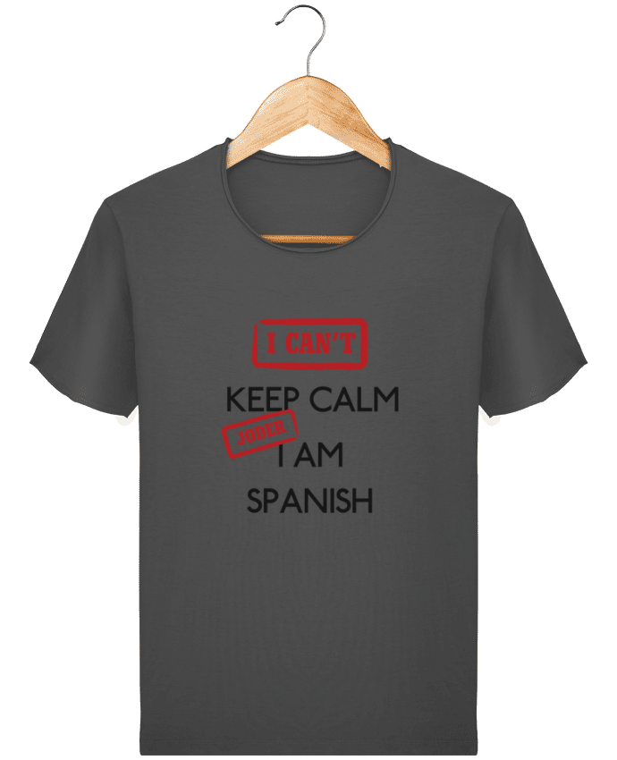  T-shirt Homme vintage I can't keep calm jorder I am spanish par tunetoo