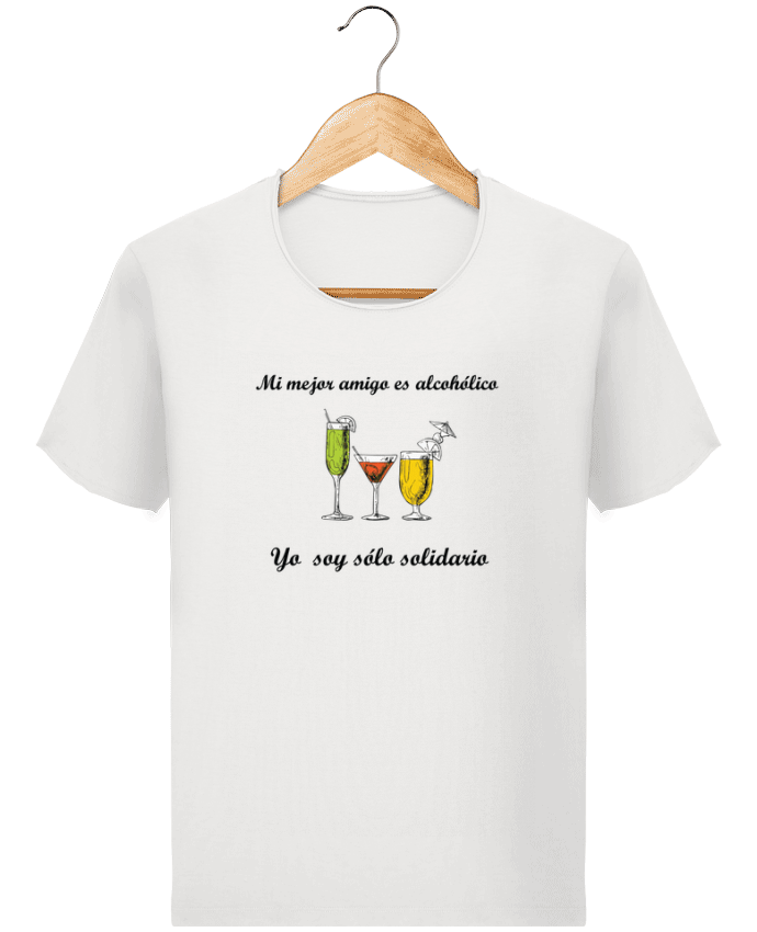  T-shirt Homme vintage Mi mejor amigo es alcohólico, yo soy sólo solidario par tunetoo