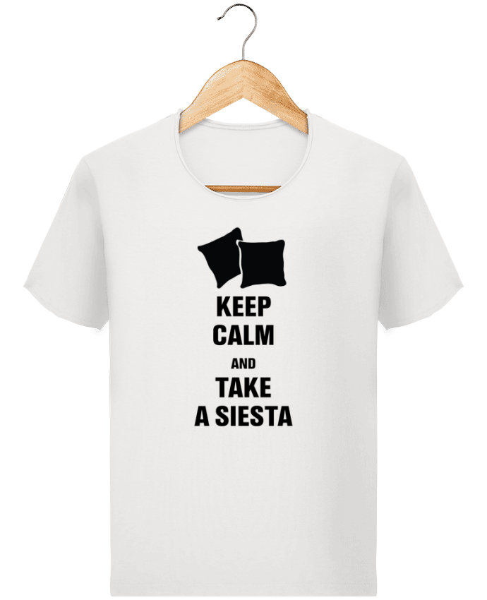  T-shirt Homme vintage Keep calm and take a siesta par tunetoo