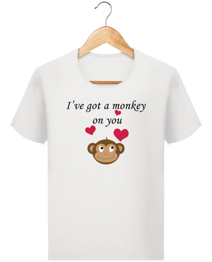  T-shirt Homme vintage I've got a monkey on you par tunetoo