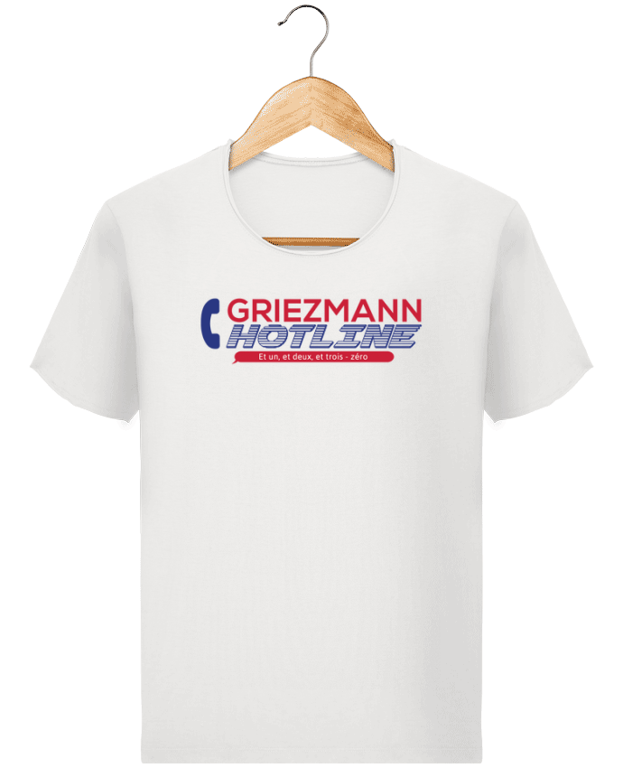  T-shirt Homme vintage Griezmann Hotline par tunetoo