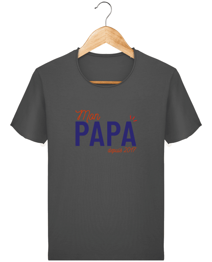  T-shirt Homme vintage Mon papa depuis 2017 par arsen