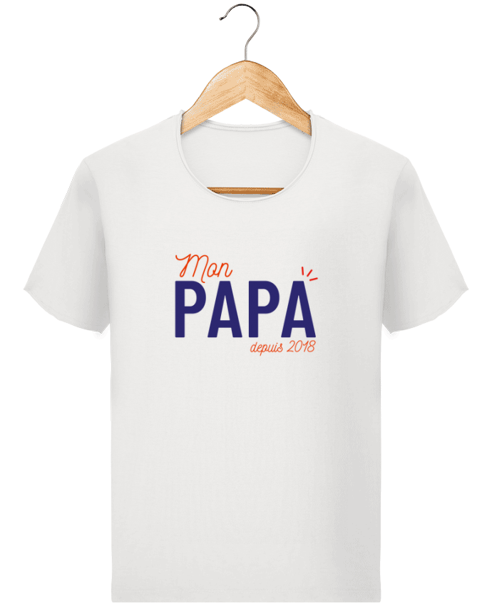  T-shirt Homme vintage Mon papa depuis 2018 par arsen