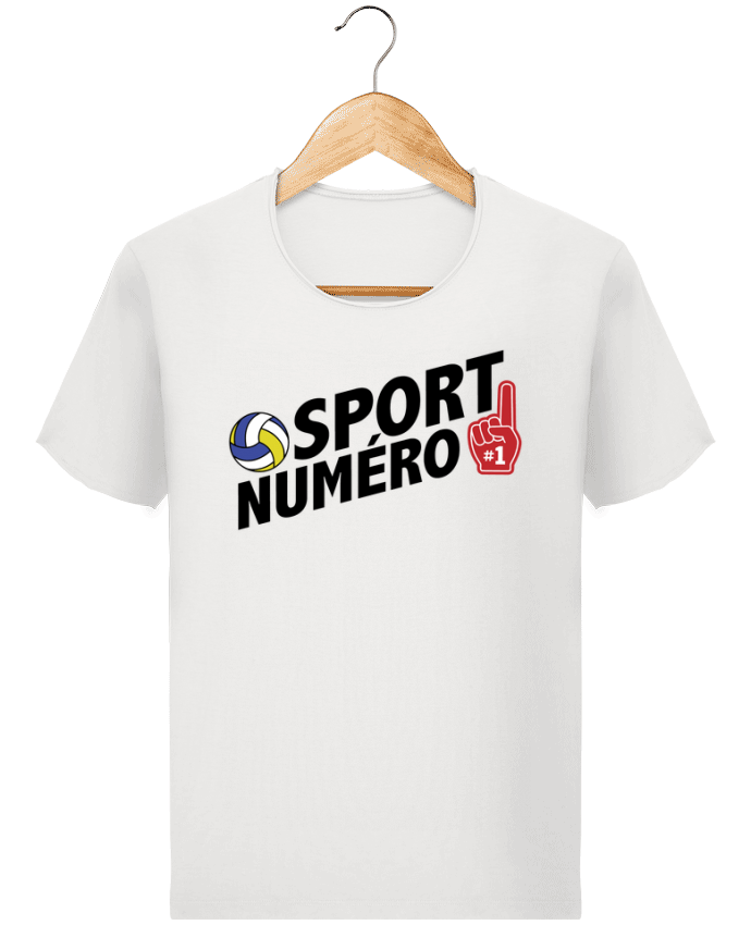  T-shirt Homme vintage Sport numéro 1 Volley par tunetoo