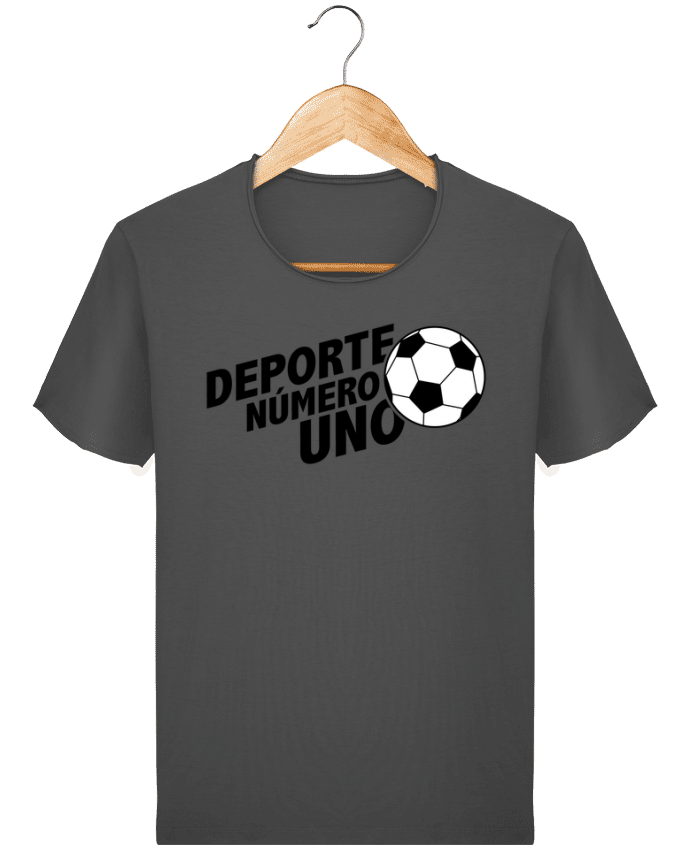  T-shirt Homme vintage Deporte Número Uno Futbol par tunetoo