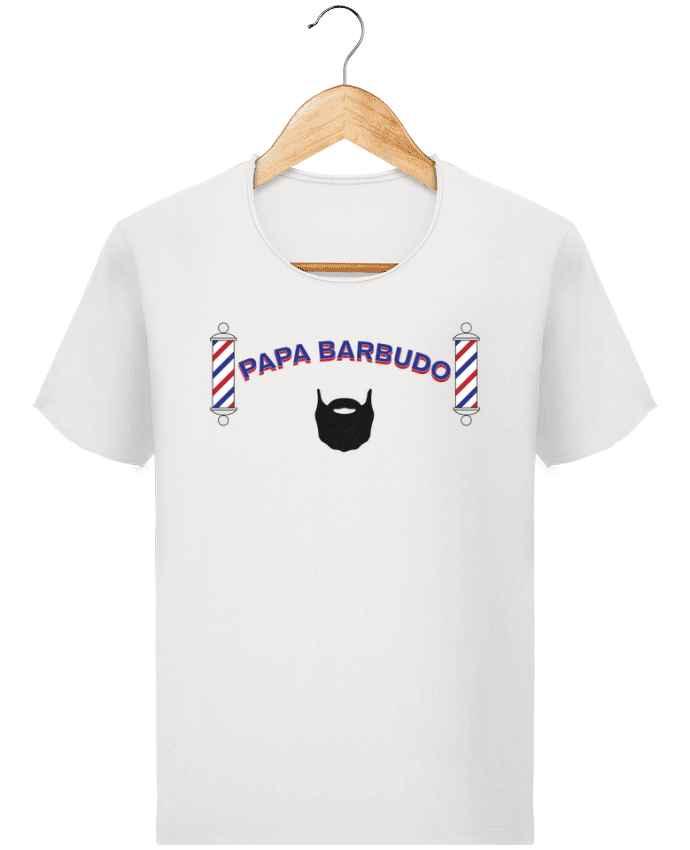  T-shirt Homme vintage Papa barbudo par tunetoo