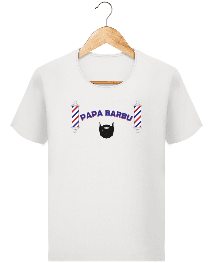  T-shirt Homme vintage Papa barbu par tunetoo