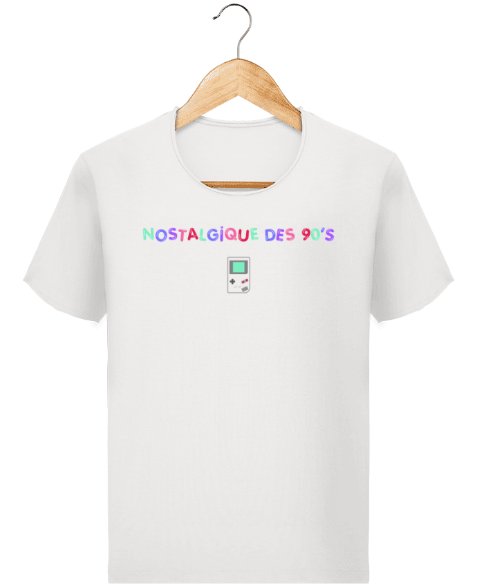 T-shirt Men Stanley Imagines Vintage Nostalgique 90s Gameboy by tunetoo