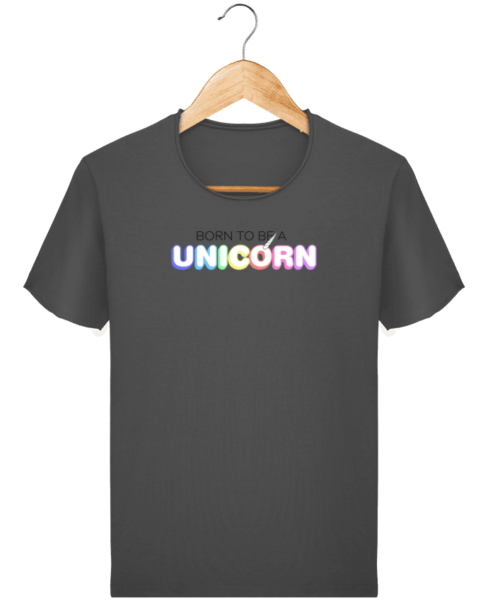  T-shirt Homme vintage Born to be a unicorn par tunetoo