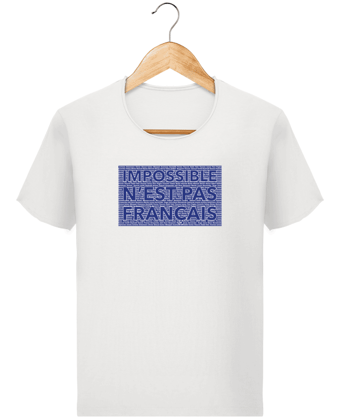  T-shirt Homme vintage Impossible n'est pas français par tunetoo