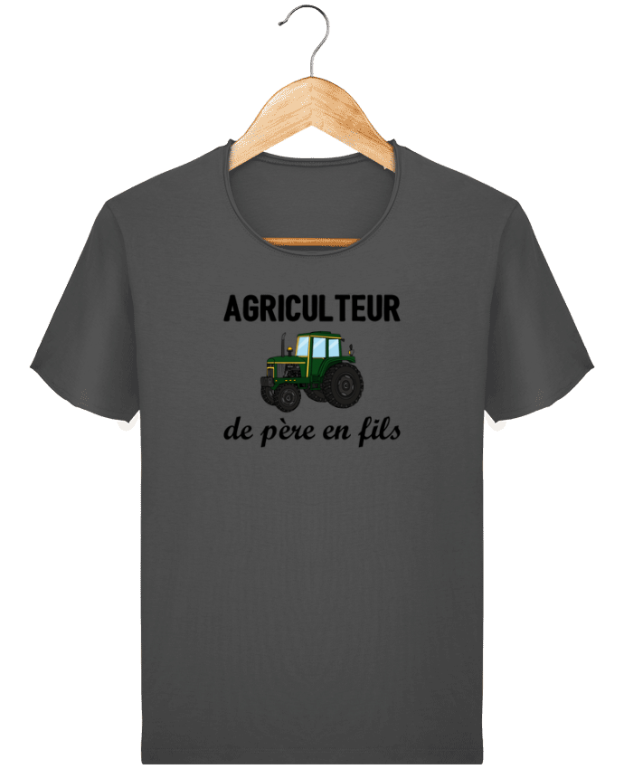  T-shirt Homme vintage Agriculteur de père en fils par tunetoo