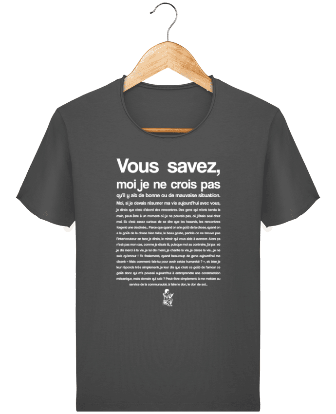 T-shirt Men Stanley Imagines Vintage Citation Scribe Astérix by tunetoo