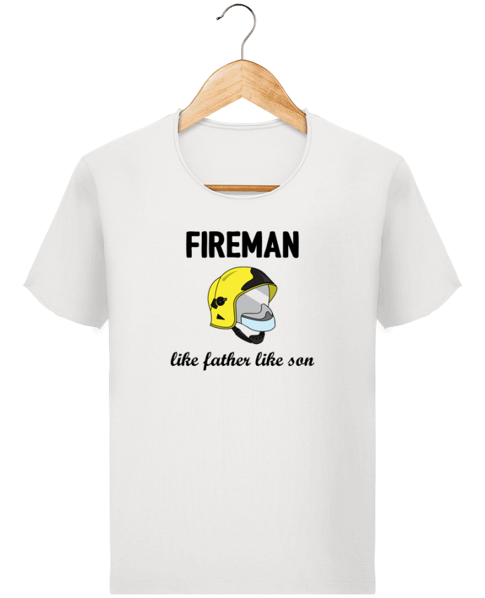  T-shirt Homme vintage Fireman Like father like son par tunetoo