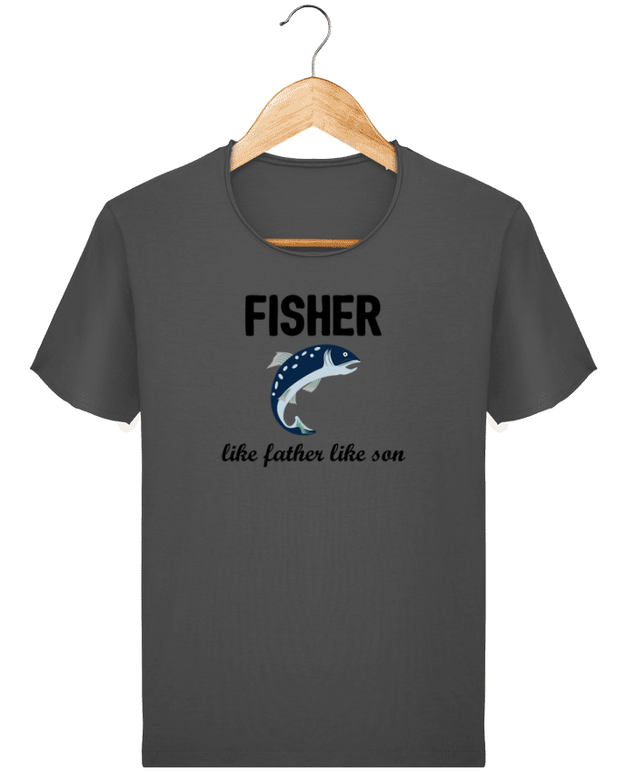  T-shirt Homme vintage Fisher Like father like son par tunetoo