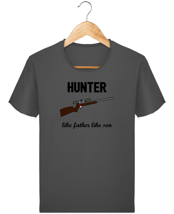  T-shirt Homme vintage Hunter Like father like son par tunetoo