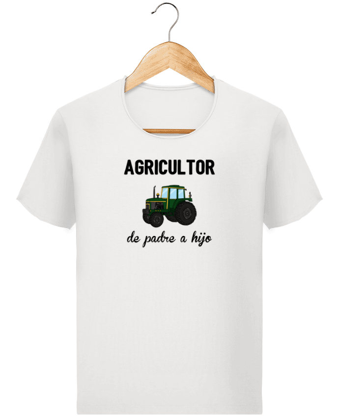  T-shirt Homme vintage Agricultor de padre a hijo par tunetoo