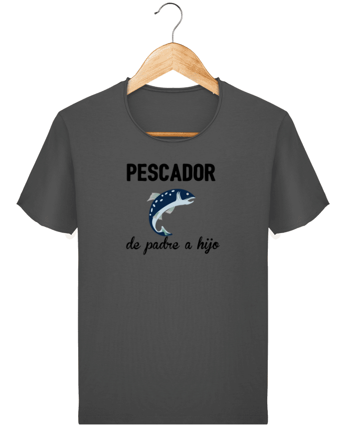  T-shirt Homme vintage Pescador de padre a hijo par tunetoo