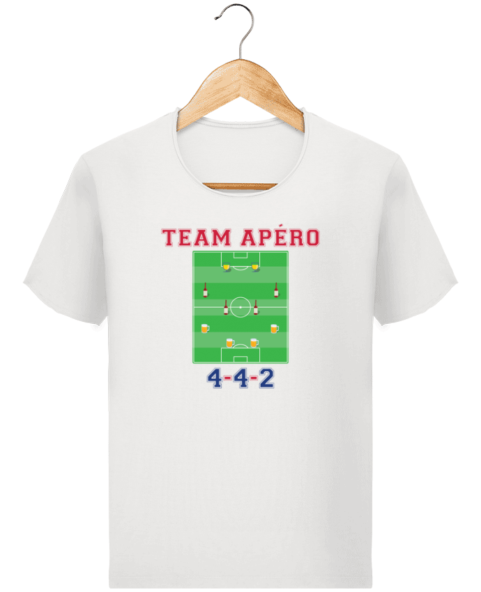 T-shirt Men Stanley Imagines Vintage Team apéro football by tunetoo