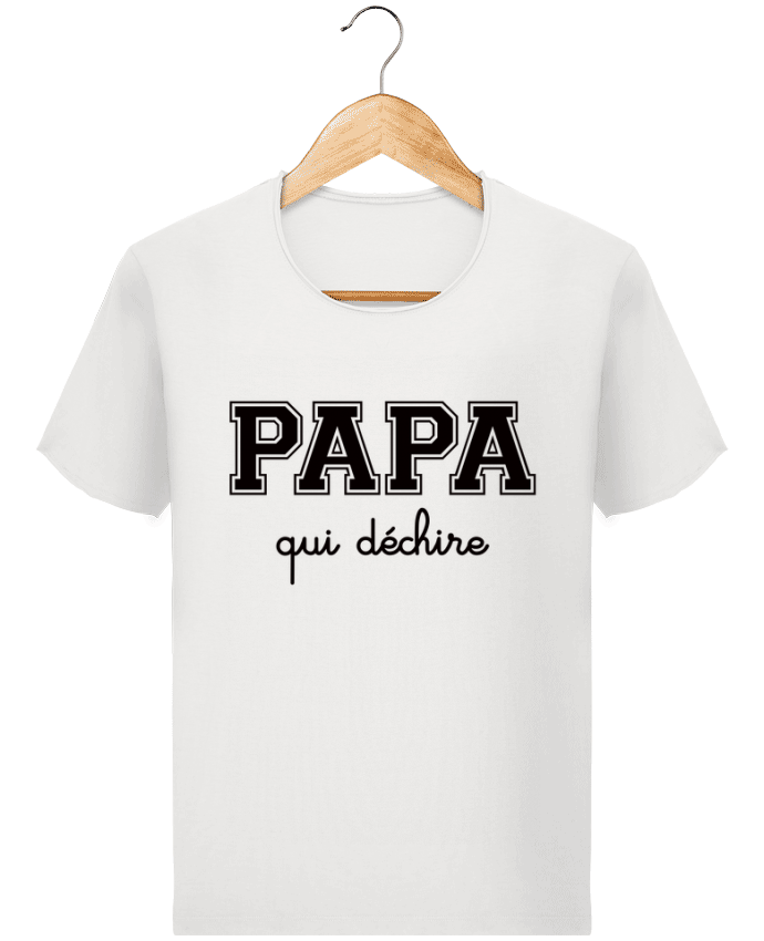  T-shirt Homme vintage Papa Qui Déchire par Freeyourshirt.com