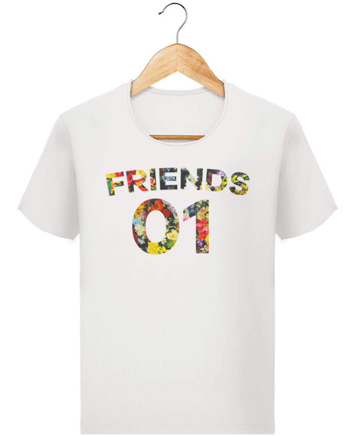  T-shirt Homme vintage BEST FRIENDS FLOWER 2 par tunetoo