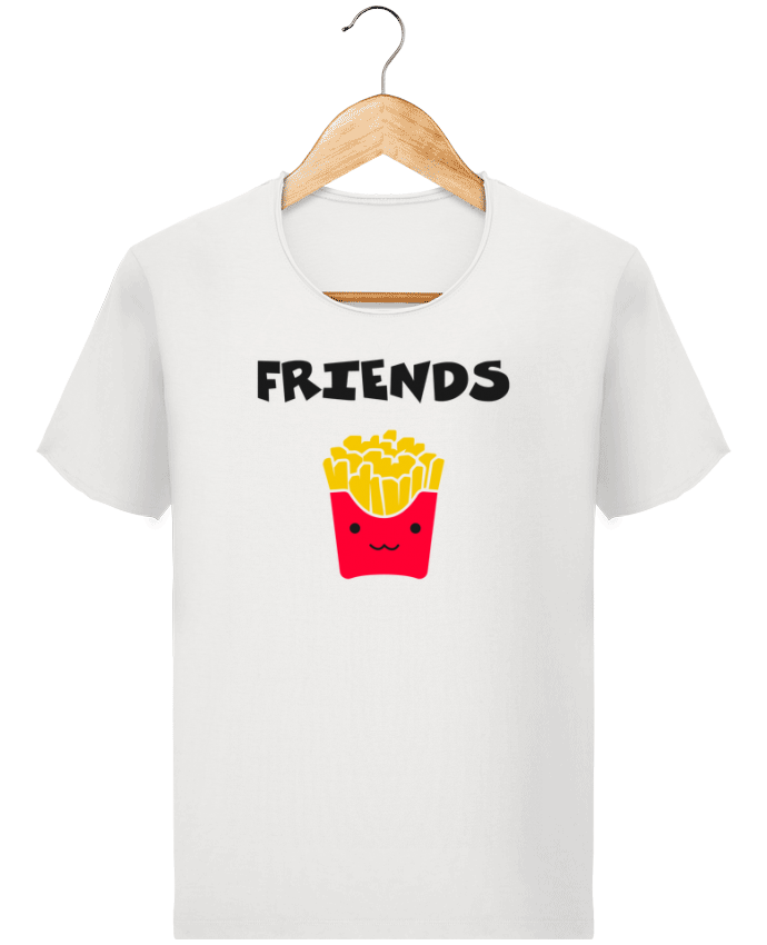  T-shirt Homme vintage BEST FRIENDS FRIES par tunetoo