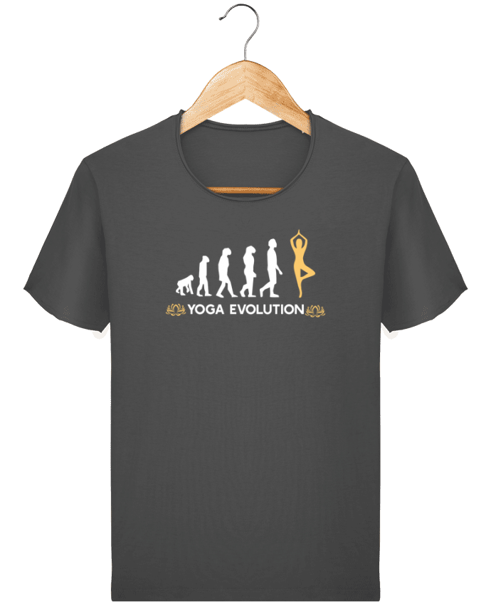  T-shirt Homme vintage Yoga evolution par Original t-shirt