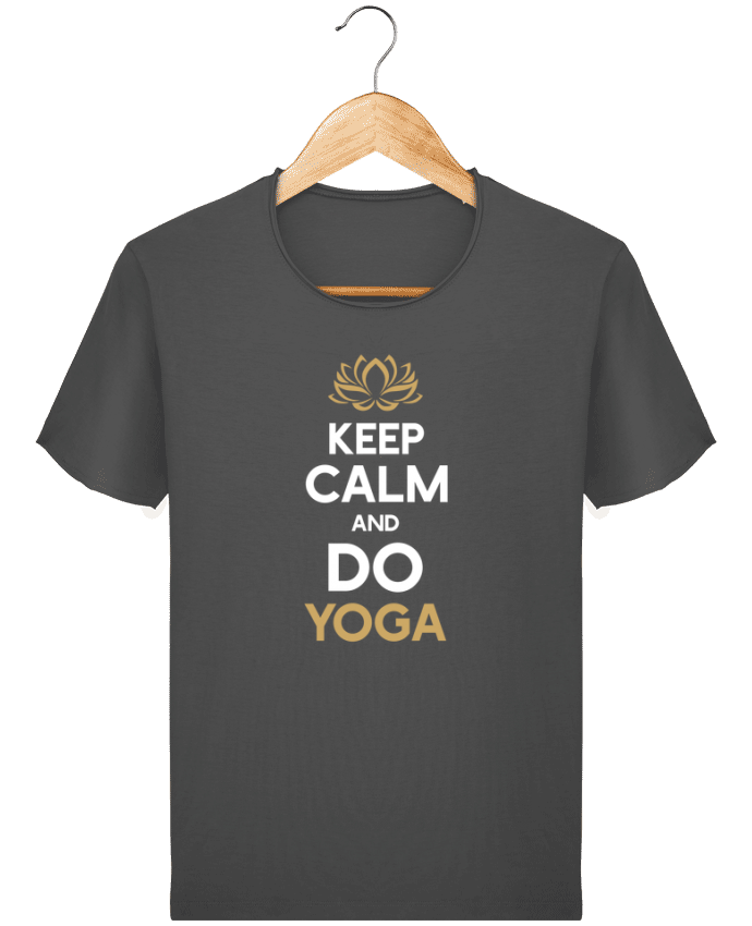 T-shirt Men Stanley Imagines Vintage Keep calm Yoga by Original t-shirt