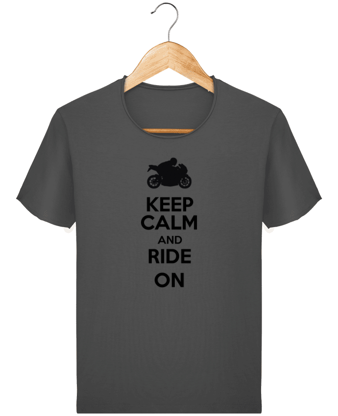  T-shirt Homme vintage Keep calm Moto par Original t-shirt