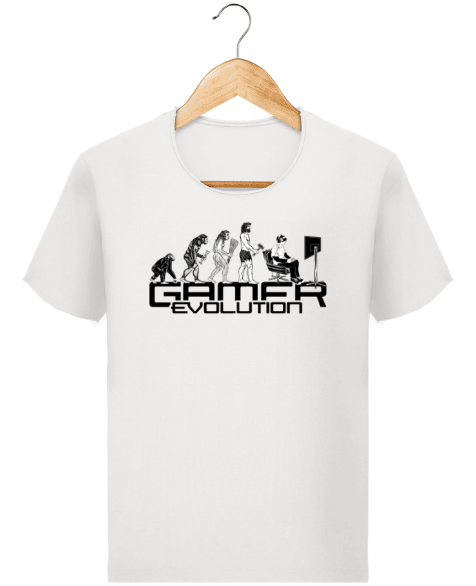 T-shirt Men Stanley Imagines Vintage Gamer evolution by Original t-shirt