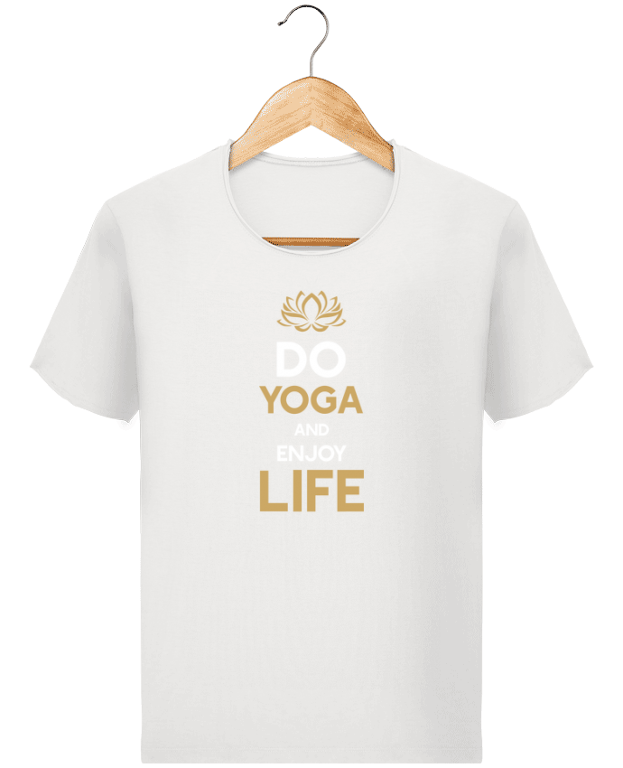  T-shirt Homme vintage Yoga Enjoy Life par Original t-shirt