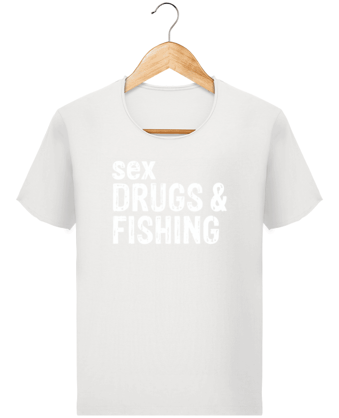  T-shirt Homme vintage Sex Drugs Fishing par Original t-shirt