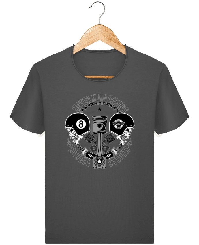 Camiseta Hombre Stanley Imagine Vintage Motor Head Biker por Original t-shirt