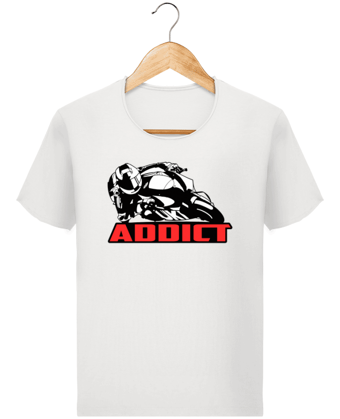 T-shirt Men Stanley Imagines Vintage Moto addict by Original t-shirt