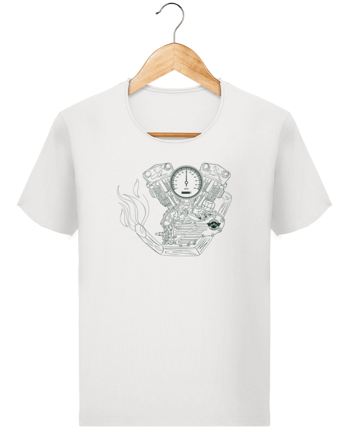  T-shirt Homme vintage Moto Engine par Original t-shirt